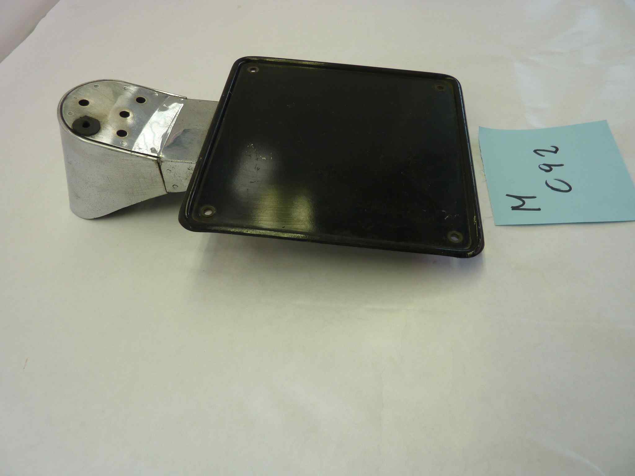 GILERA 124 150 AUTOSTRADA porta faro e targa nero e cromato - immagine 2