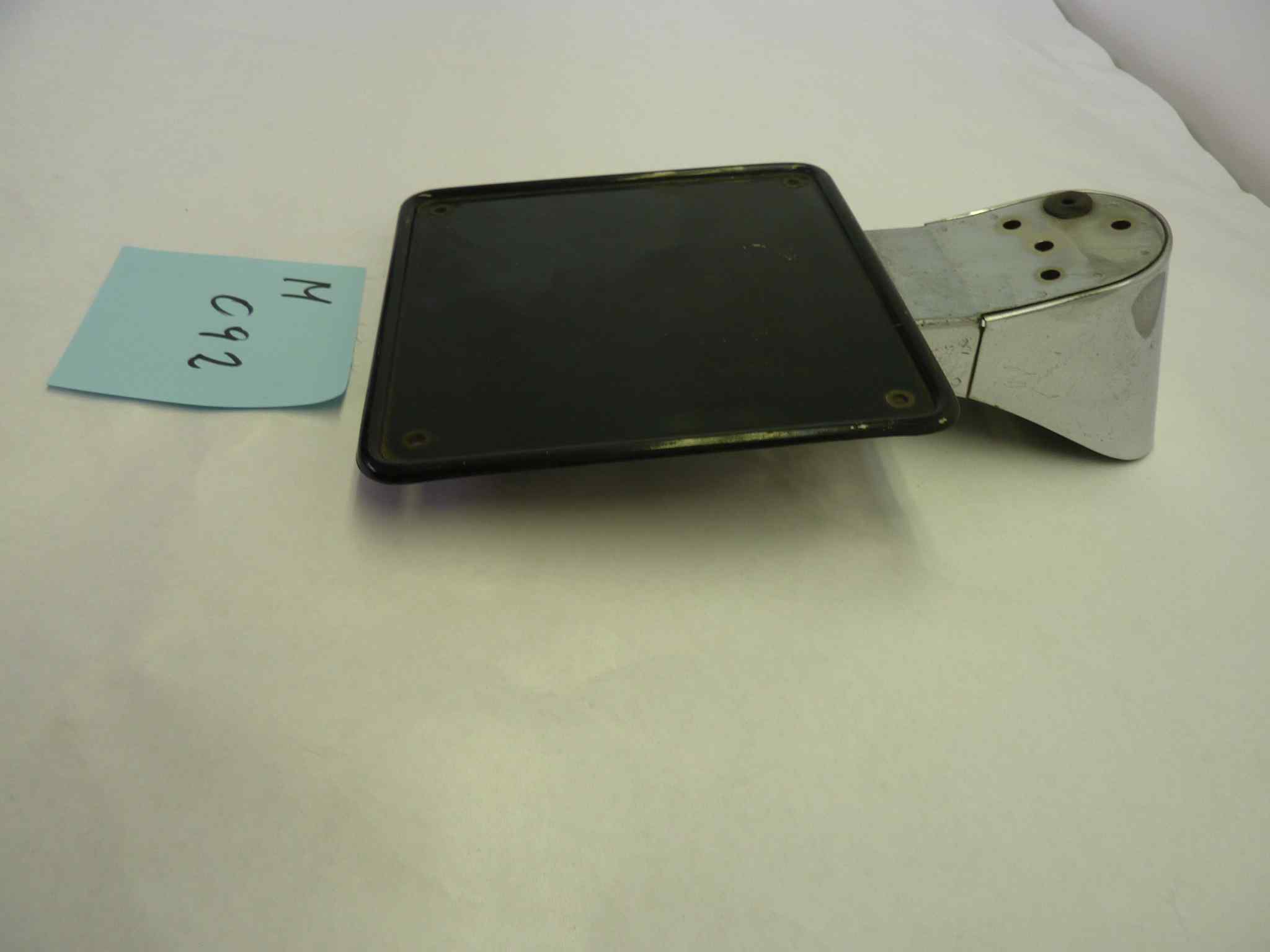 GILERA 124 150 AUTOSTRADA porta faro e targa nero e cromato - immagine 3
