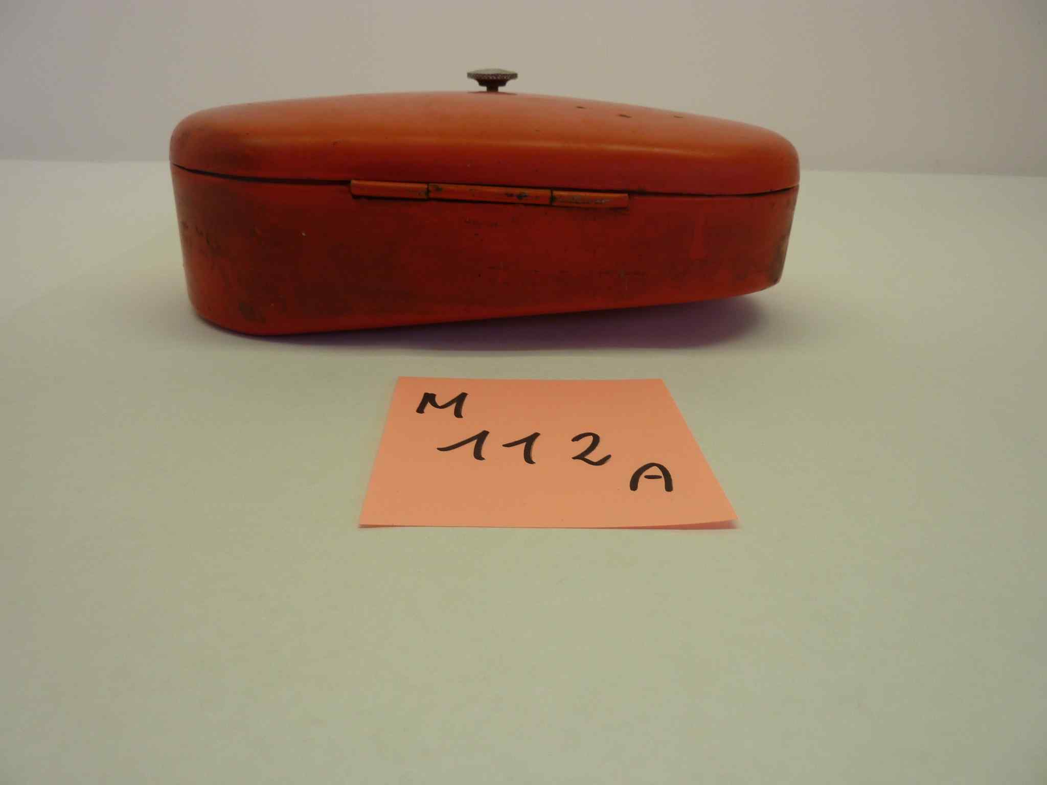 GILERA 150 GIUBILEO bauletto porta oggetti attrezzi sinistro rosso - immagine 2