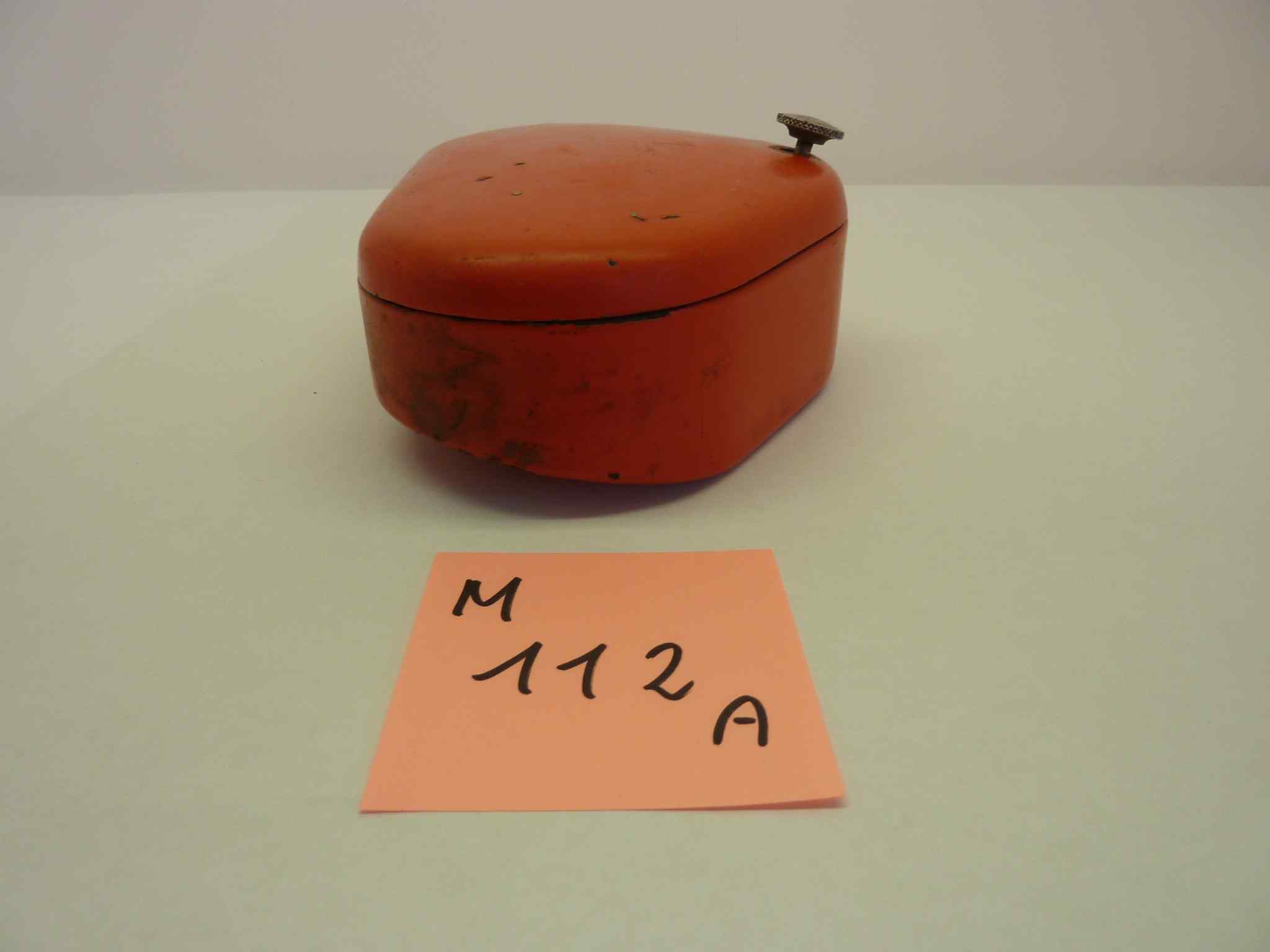 GILERA 150 GIUBILEO bauletto porta oggetti attrezzi sinistro rosso - immagine 3