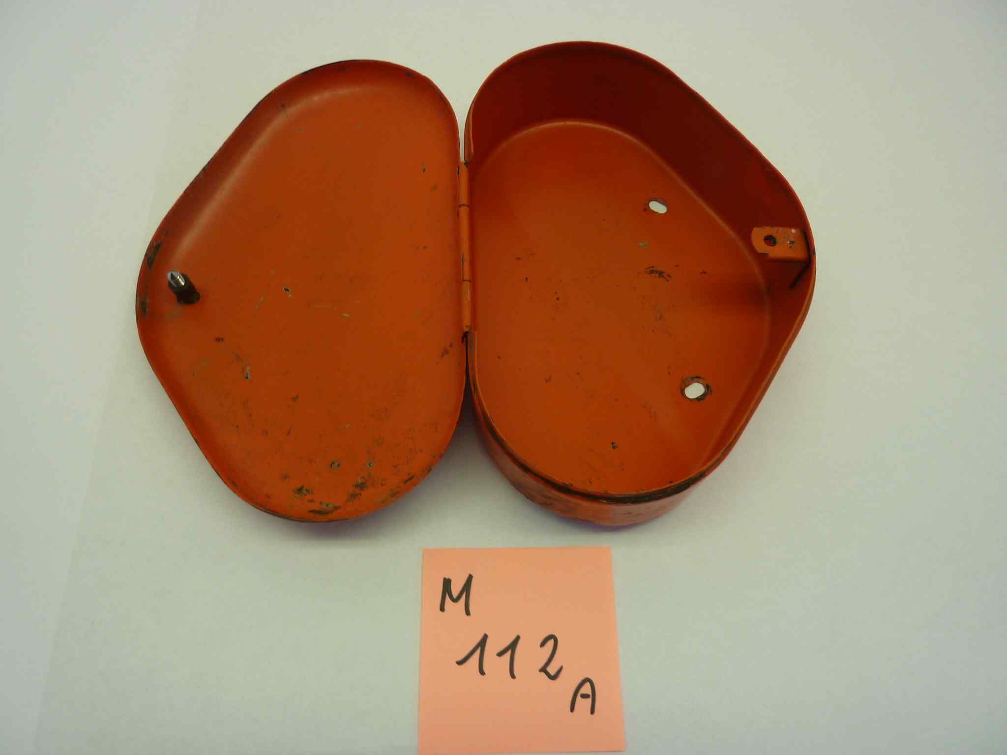 GILERA 150 GIUBILEO bauletto porta oggetti attrezzi sinistro rosso - immagine 7