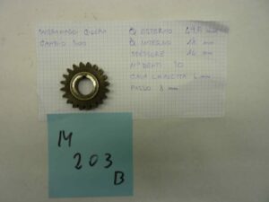 GILERA 300 PRIMA SERIE ingranaggio cambio sede chiavella