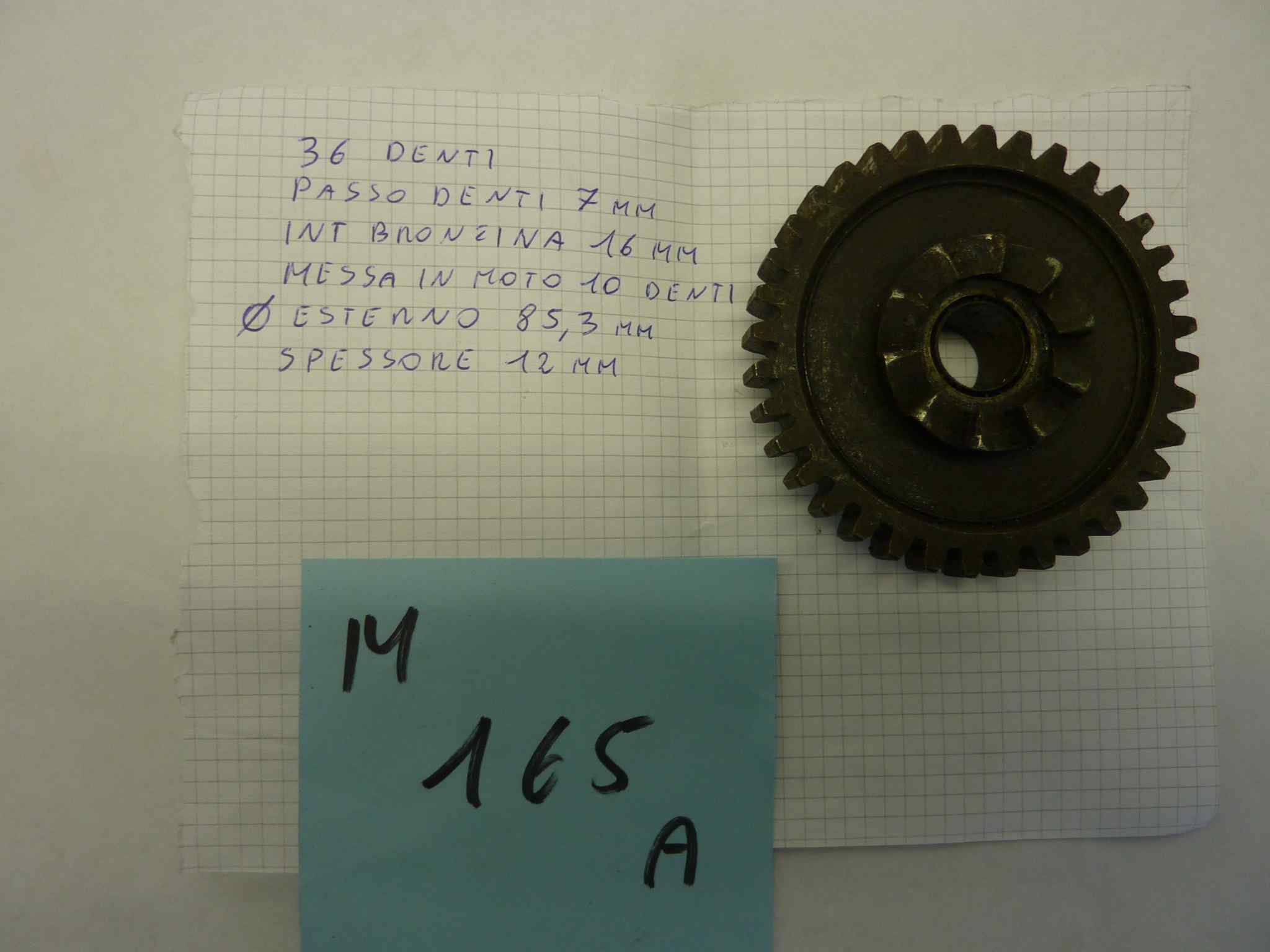 GILERA 250 NETTUNO ingranaggio accensione originale