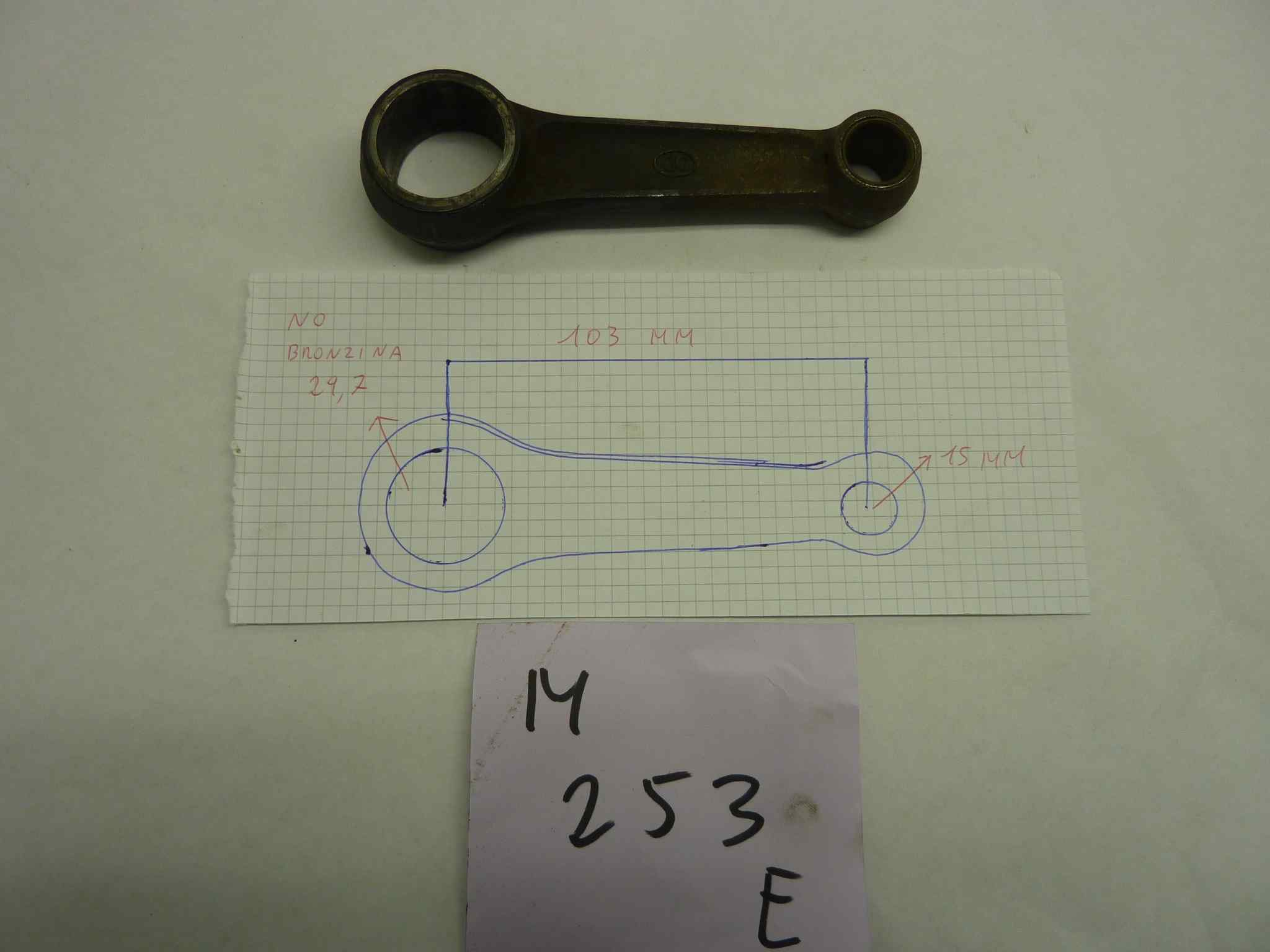 GILERA biella cod S/8000 originale - immagine 5