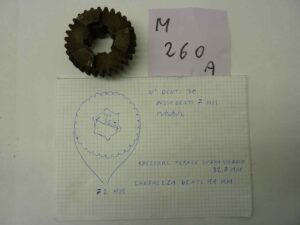 GILERA vari modelli ingranaggio cambio scorrevole Z30 denti originale