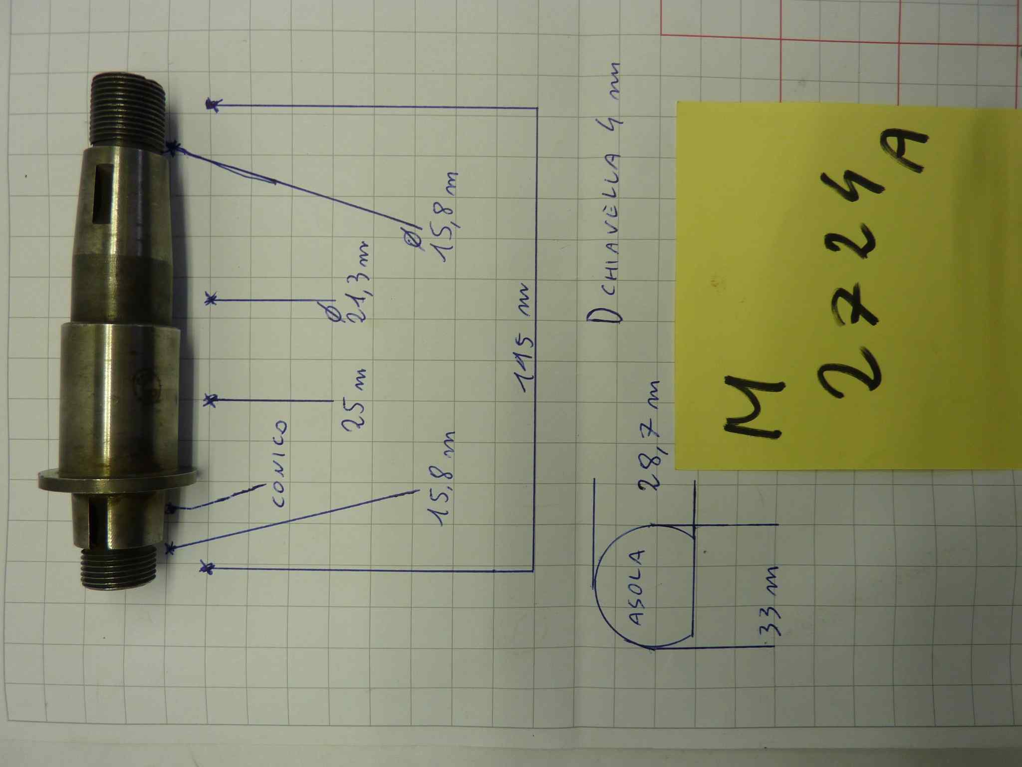 GILERA vari modelli albero per spalla albero motore originale nuovo