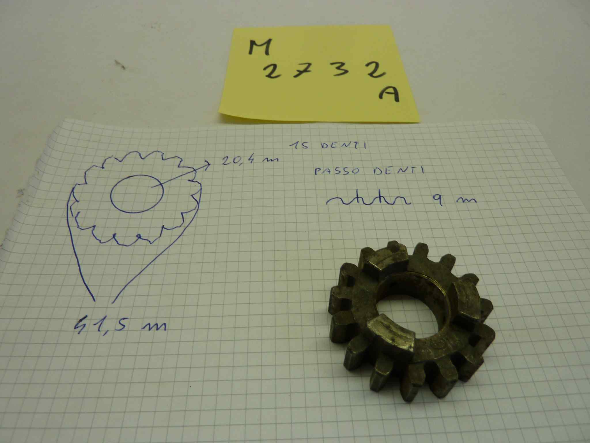 GILERA vari modelli ingranaggio originale Z 16 denti - immagine 2