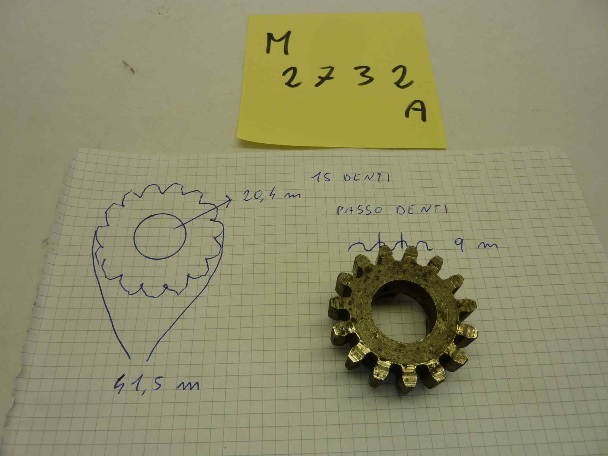 GILERA vari modelli ingranaggio originale Z 16 denti - immagine 3