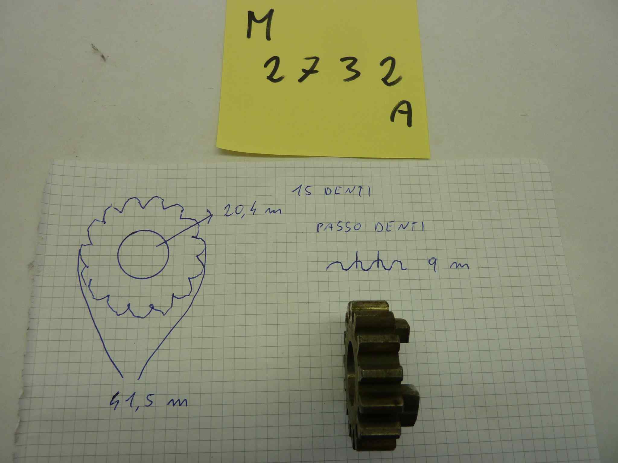GILERA vari modelli ingranaggio originale Z 16 denti - immagine 4