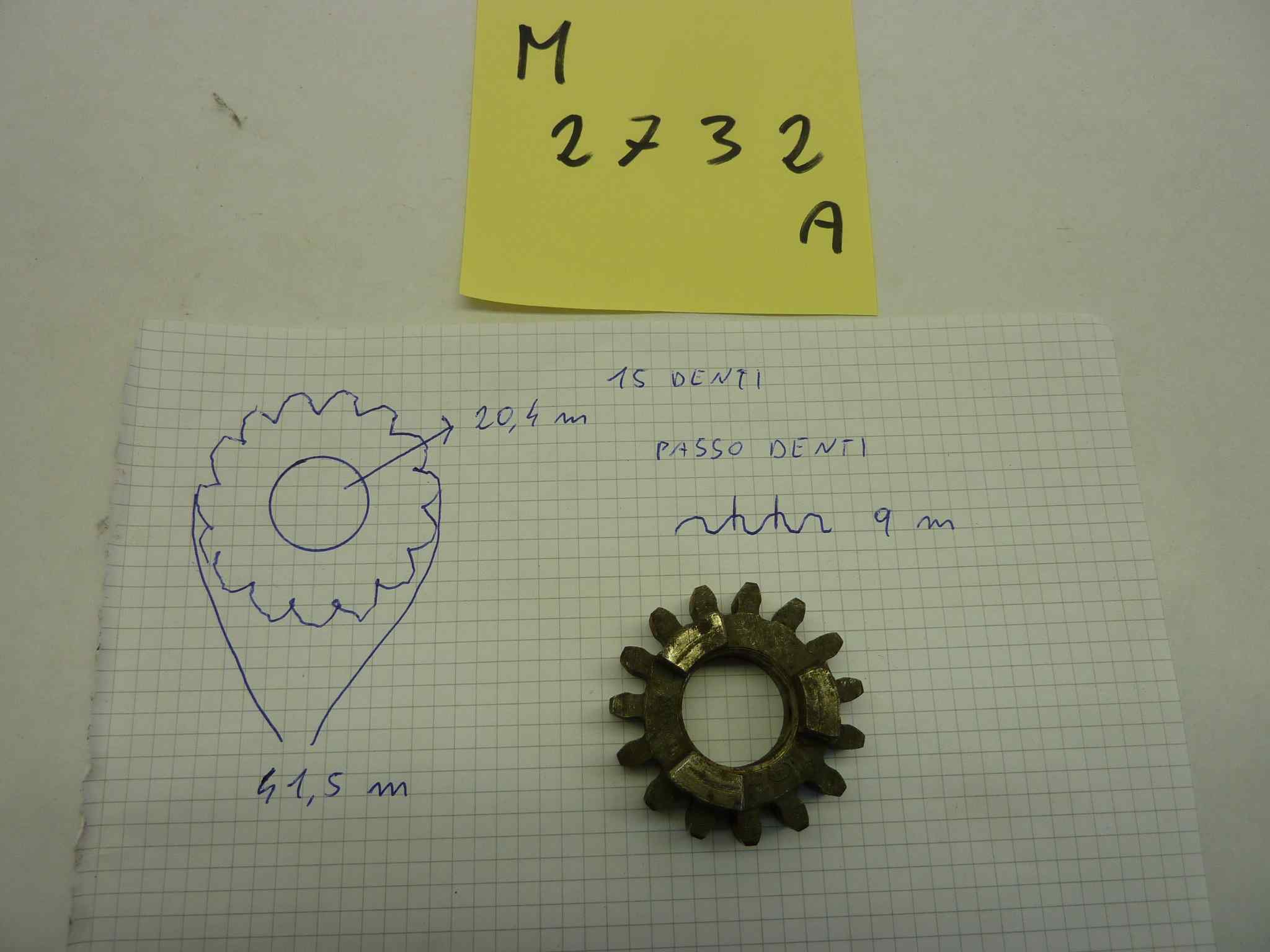 GILERA vari modelli ingranaggio originale Z 16 denti - immagine 5