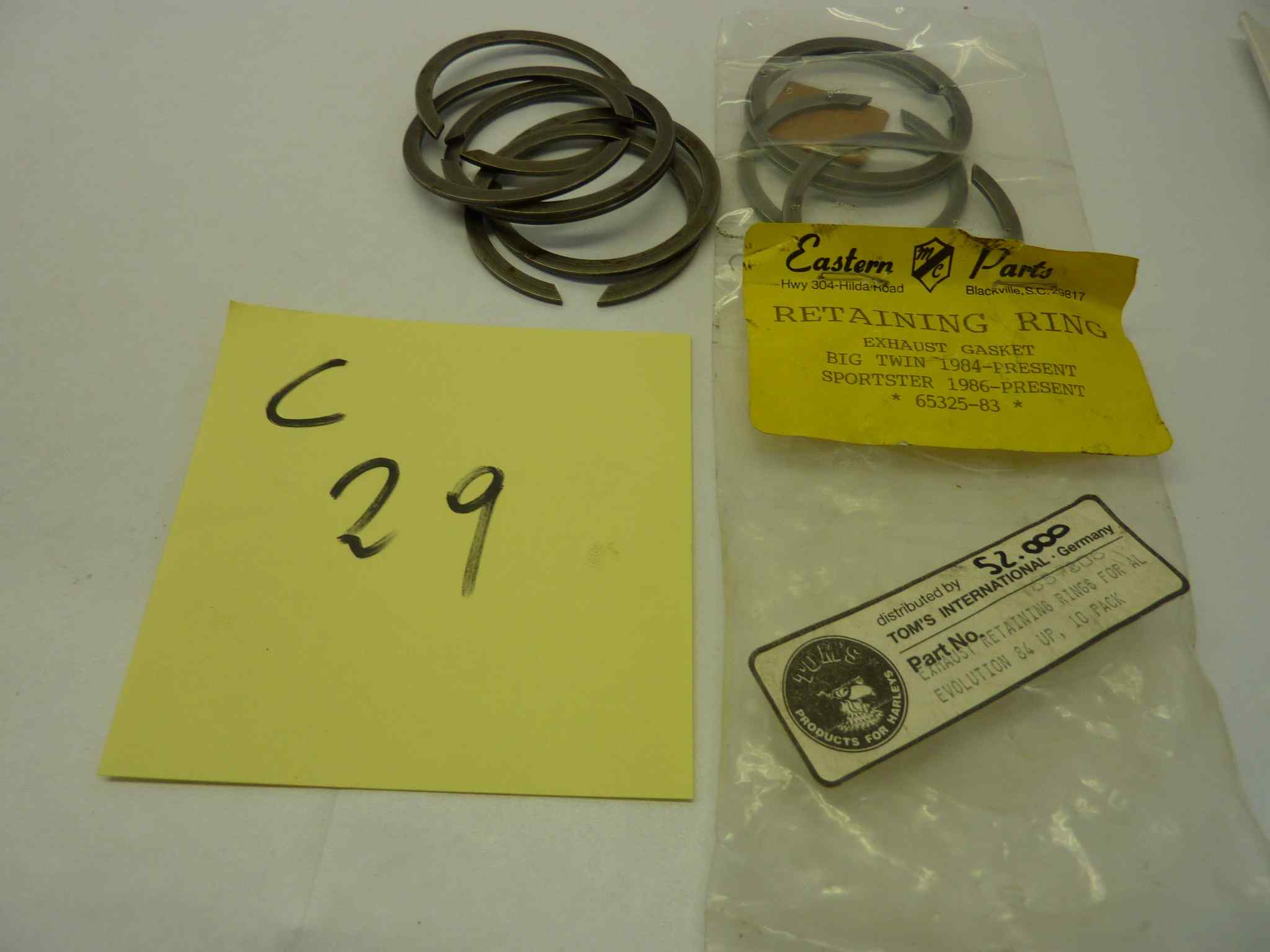 Harley Davidson Sporster 1986 Big Twin 1984 Exaust Gasket cod 65325-83 - immagine 2