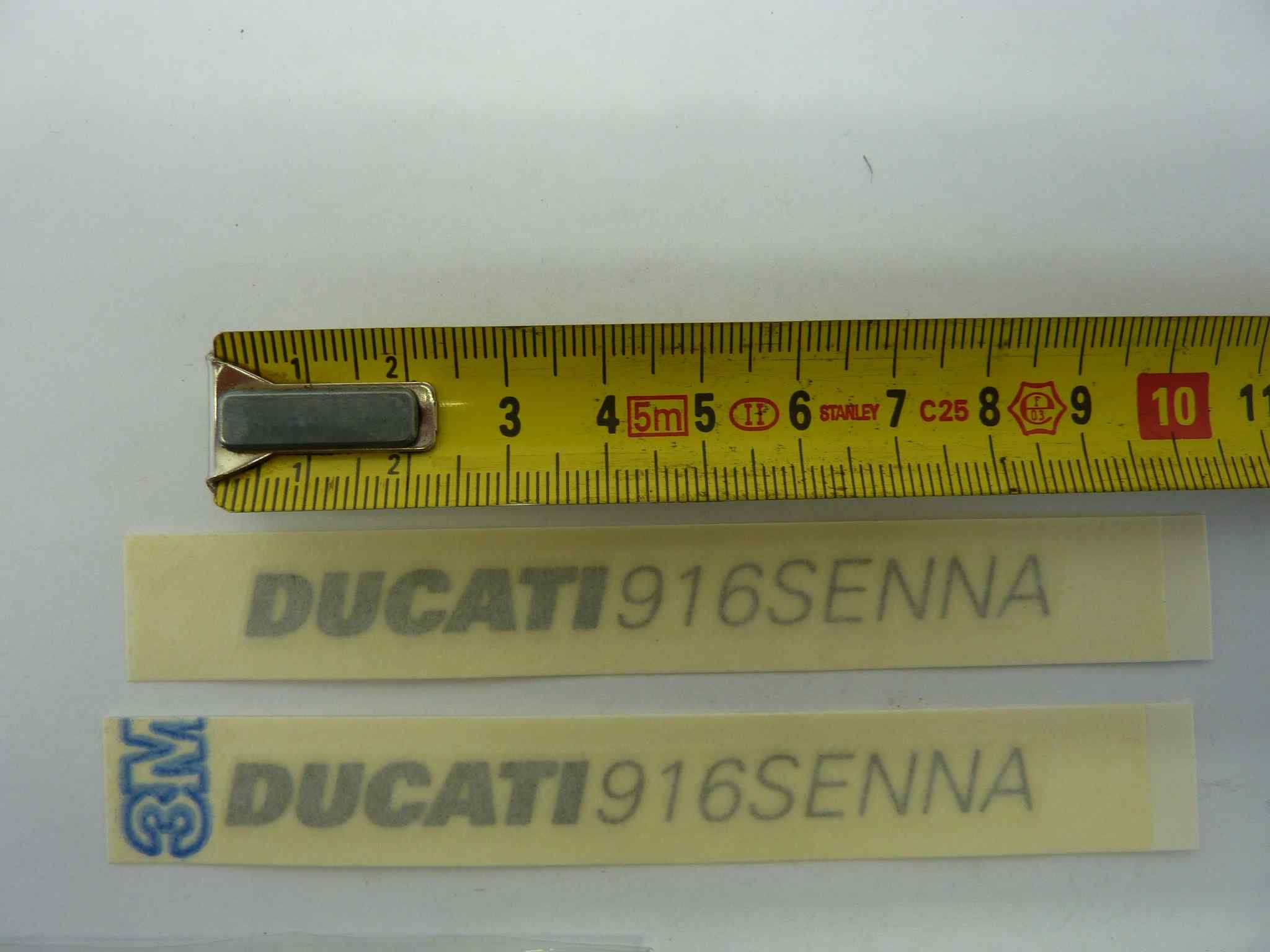 DUCATI 916 SENNA coppia adesivi originali cod Ducati 43810981CA - immagine 2