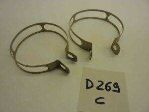 DUCATI vari modelli coppia staffe fasce terminali