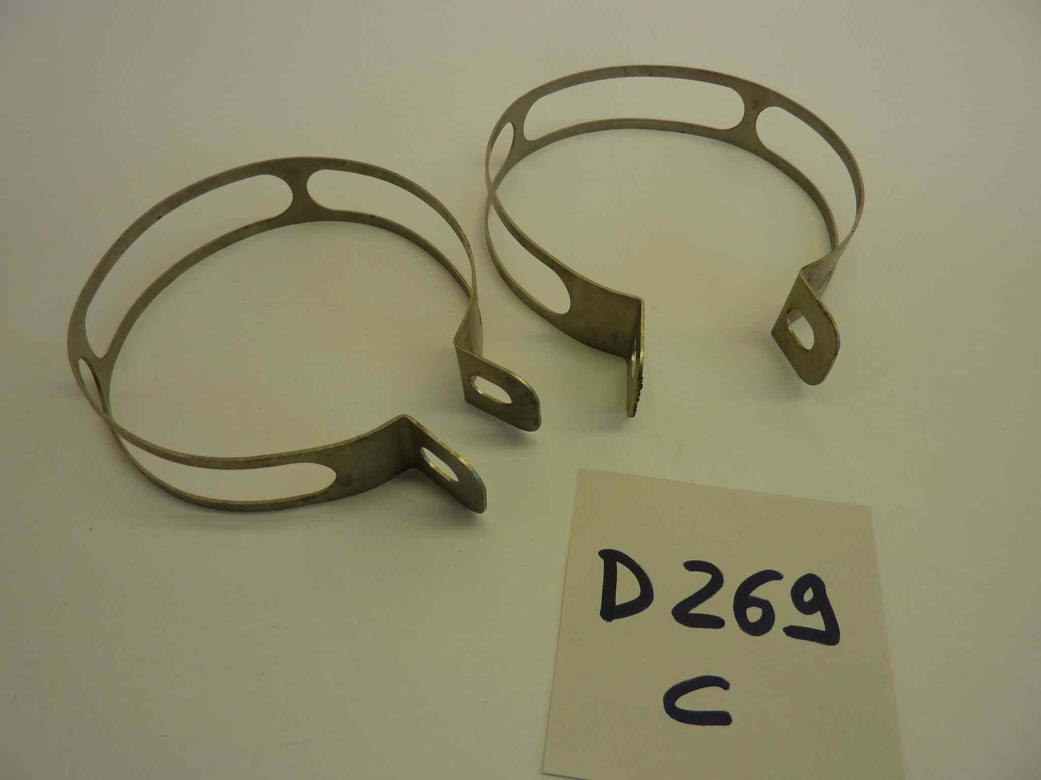 DUCATI vari modelli coppia staffe fasce terminali