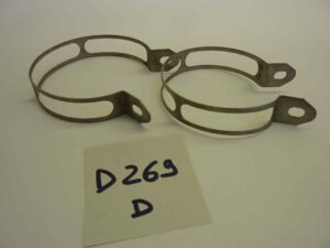 DUCATI vari modelli coppia staffe fasce terminali