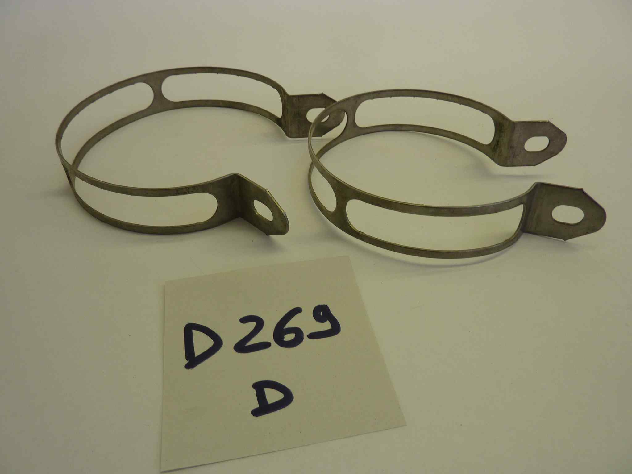 DUCATI vari modelli coppia staffe fasce terminali