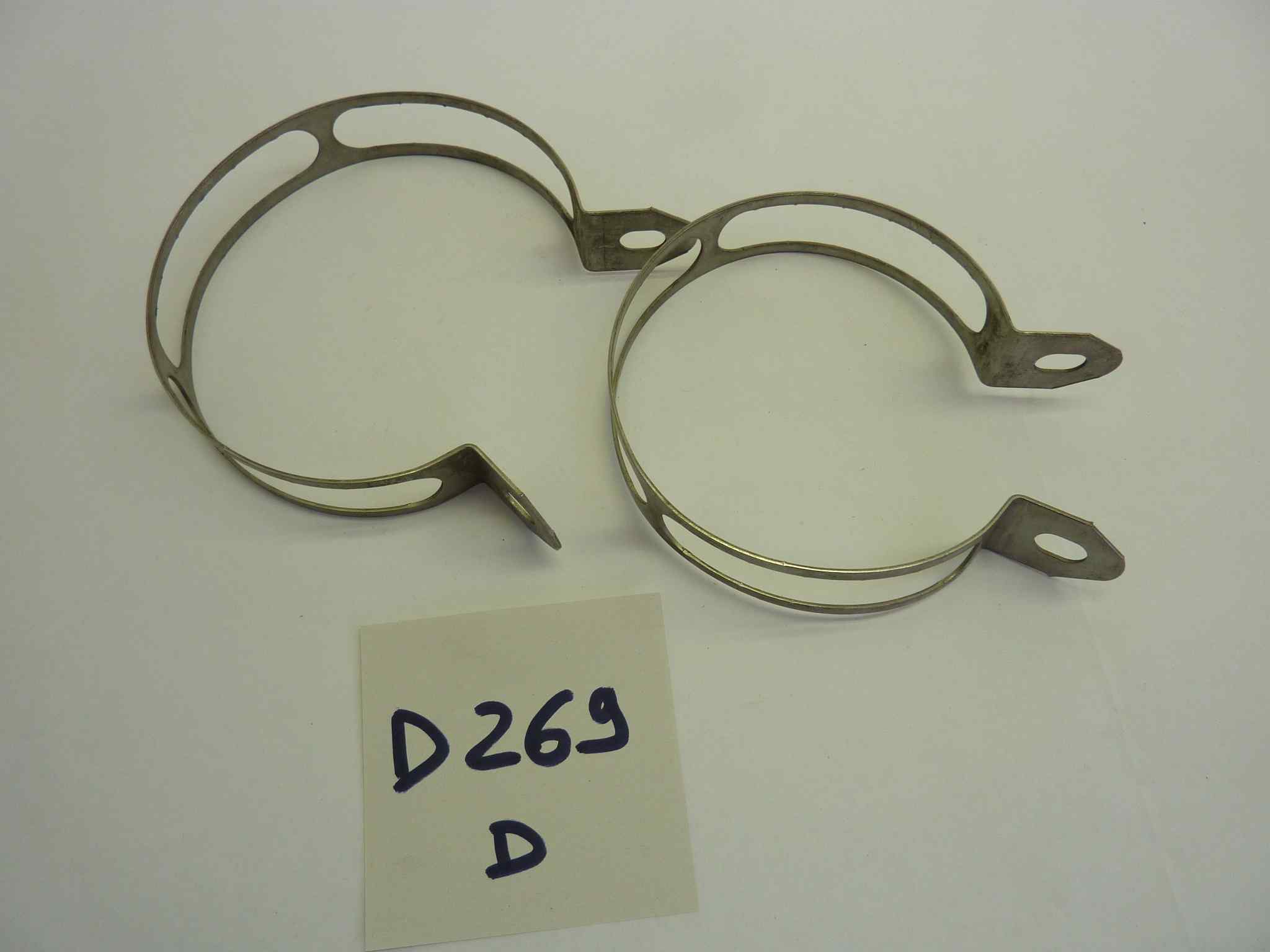 DUCATI vari modelli coppia staffe fasce terminali - immagine 2