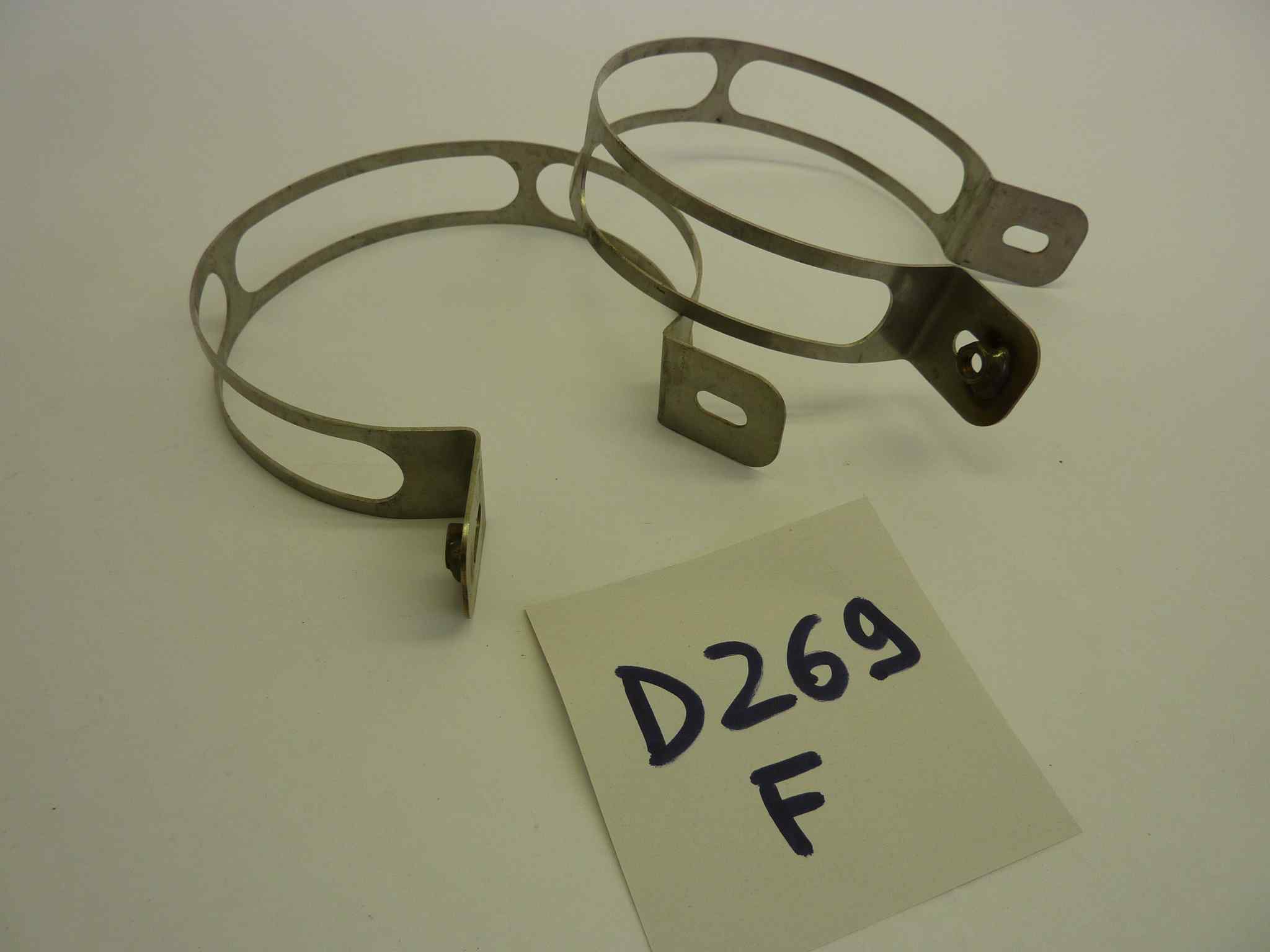 DUCATI vari modelli coppia staffe fasce terminali