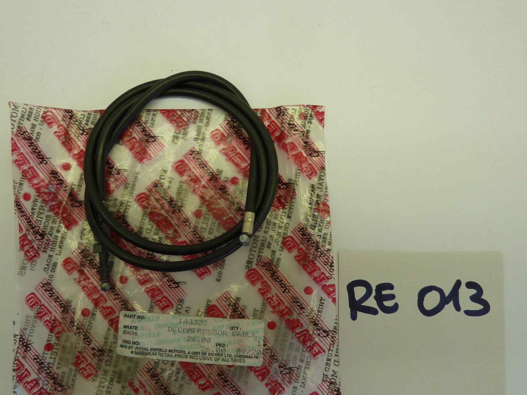 Royal Enfield vari modelli cavo acceleratore decompressione cod 143323 nuovo - immagine 2