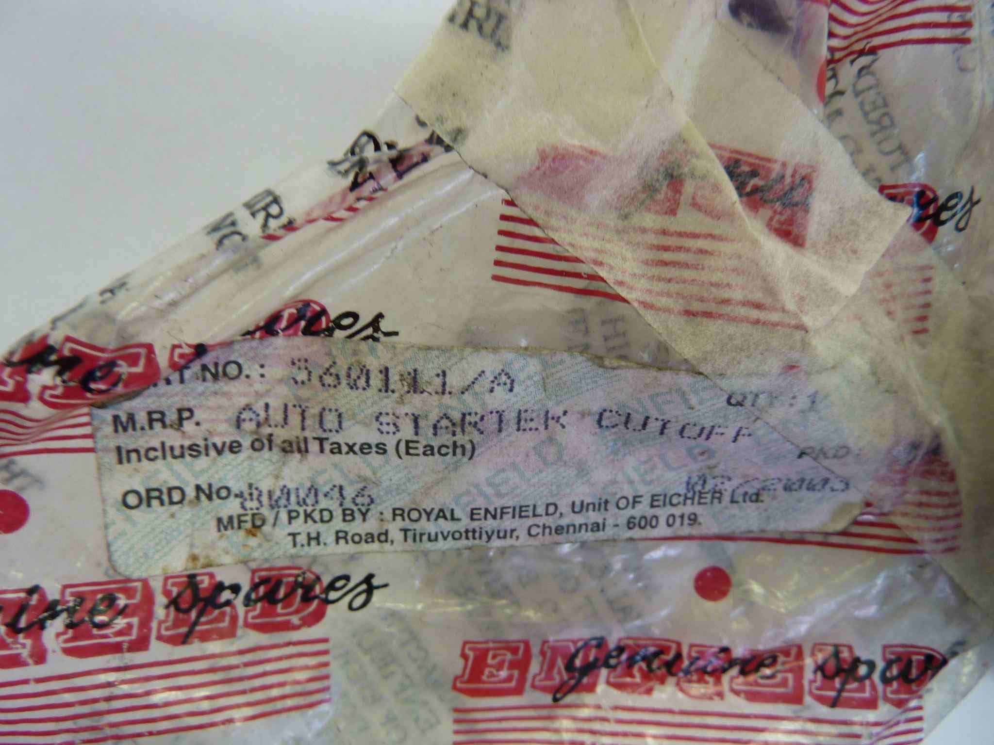 Royal Enfield vari modelli centralina accensione multilink auto start cut off cod 560 111/A - immagine 4
