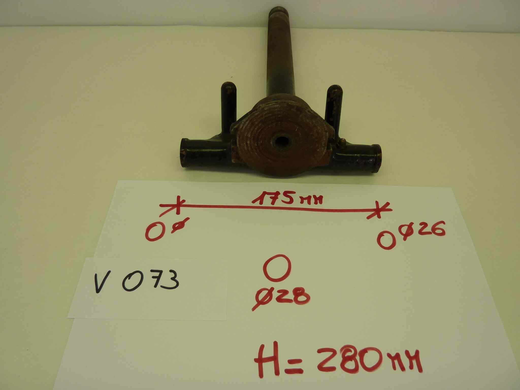 Piastra di sterzo inferiore parallelogramma moto epoca - immagine 4