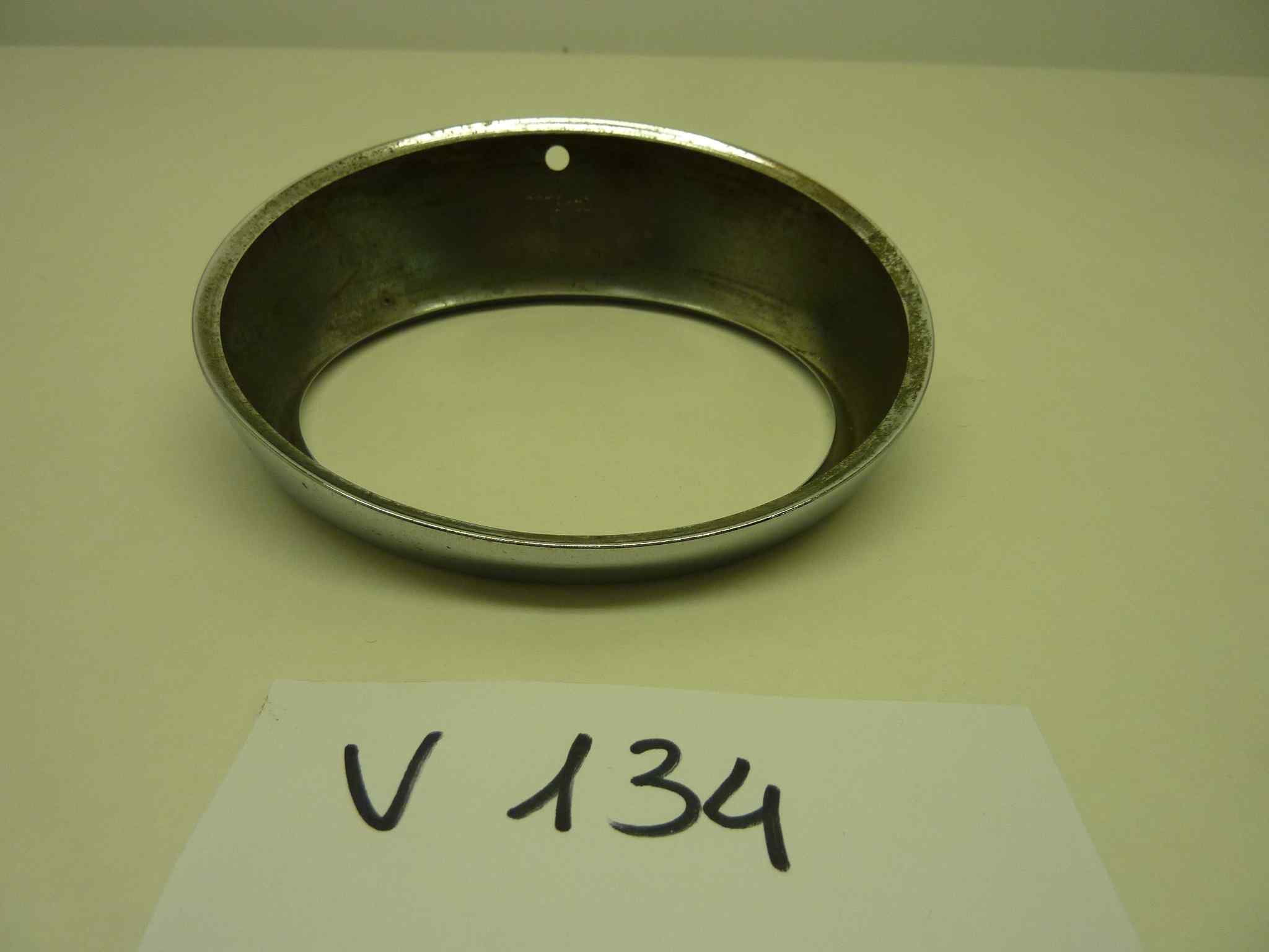 Ghiera faro cornice cromata Carello diametro 107 mm Fiat 500 / 600 abarth - immagine 4