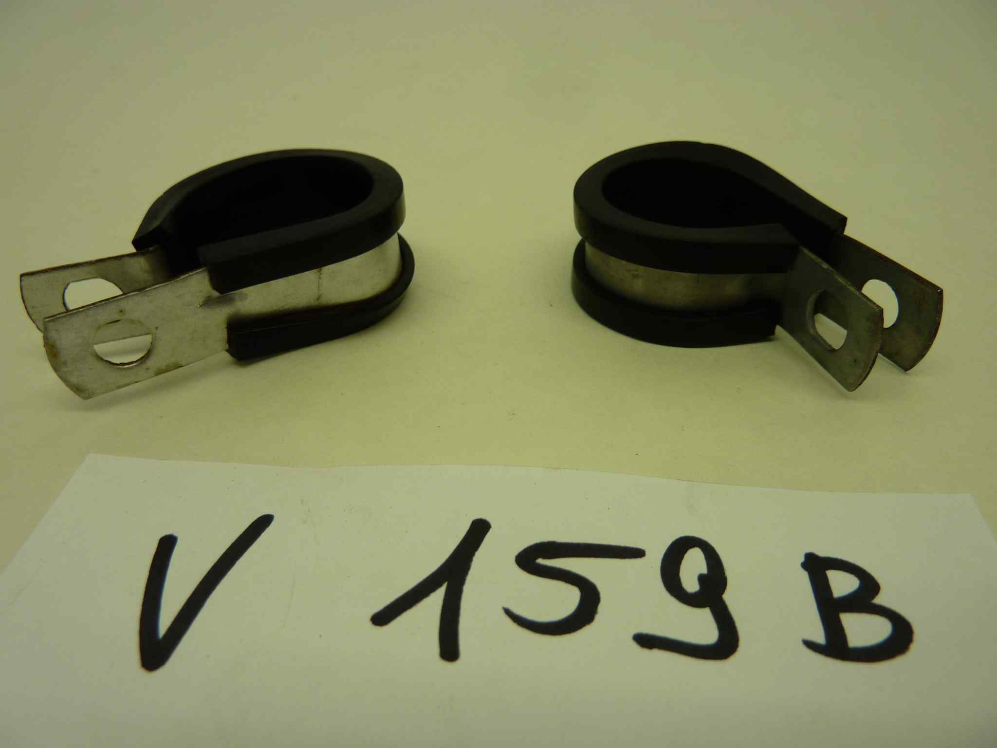 Passacavo acciao inox 2 pz con gomma H mm16 diam int 22 mm Vespa Lambretta Ape