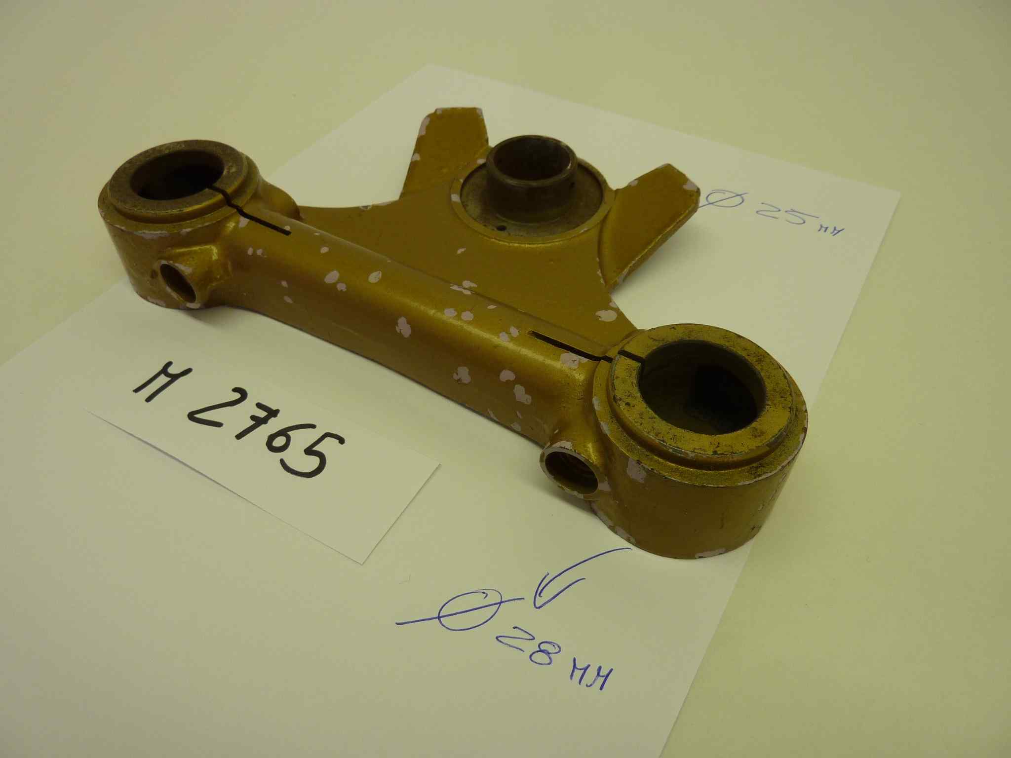 GILERA vari modelli piastra sterzo forcella superiore cod Gilera 2254 originale - immagine 2
