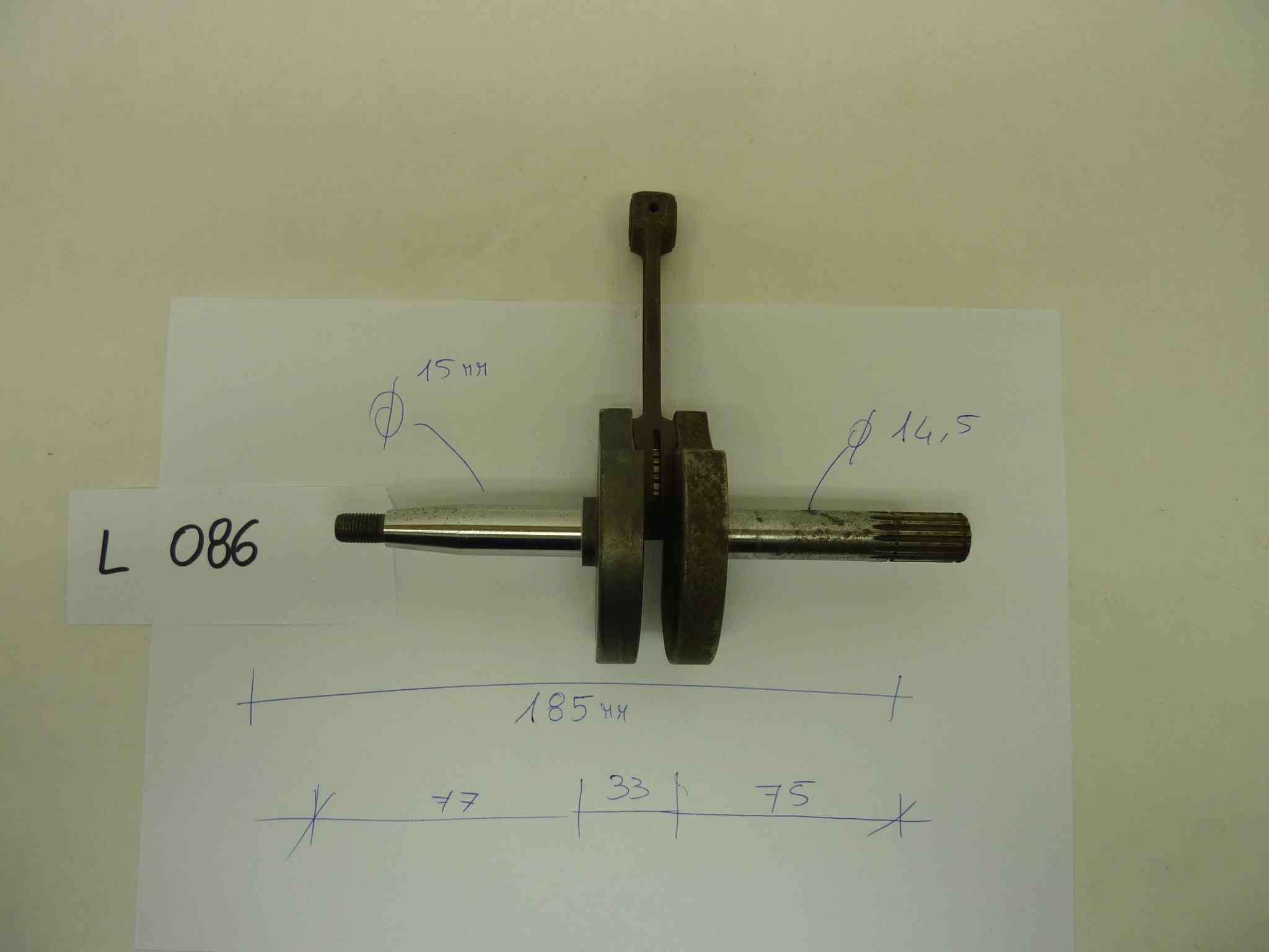 BENELLI vari modelli Albero motore con biella nuovo