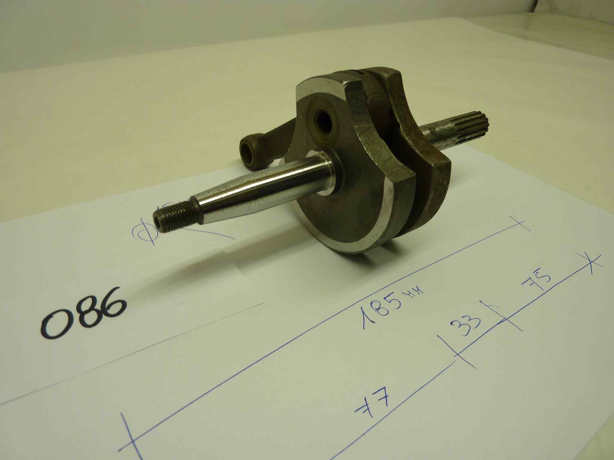BENELLI vari modelli Albero motore con biella nuovo - immagine 5