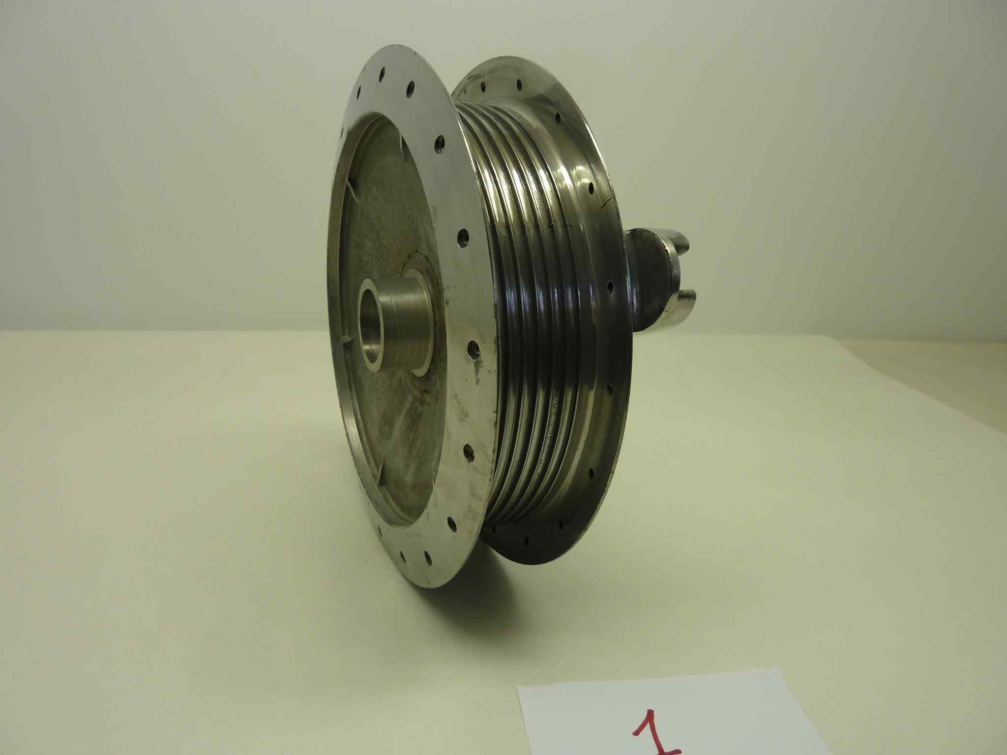MOZZO AMADORI anteriore completo cod 6288 diametro 180 mm - piatto porta ganasce cod 6199 Ducati Scrambler, desmo, Gt, Rt tutte cilindrate e vari modelli epoca - immagine 5