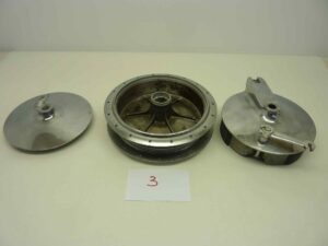 MOZZO COMPLETO ANTERIORE AMADORI cod 6247 diametro 180mm - piatto porta ganasce cod 6199 - piatto cod 540 - 36 raggi