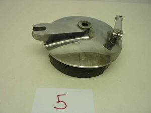 PIATTO PORTA CEPPI AMADORI COMPLETO CON GANASCE cod 6199 diametro 180 mm - foro perno 15 mm