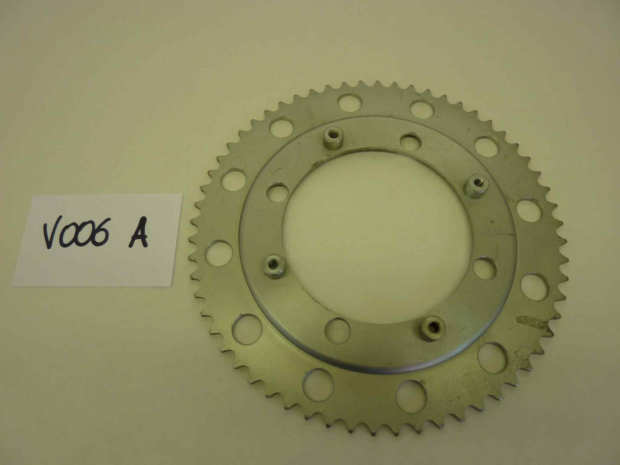 Corona moto epoca vari modelli 60 denti 4 colonnine NUOVA REGOLARITA