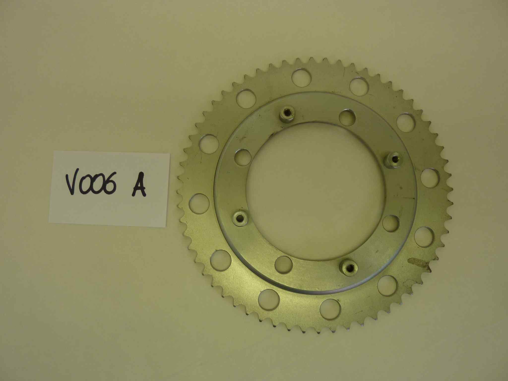 Corona moto epoca vari modelli 60 denti 4 colonnine NUOVA REGOLARITA - immagine 2