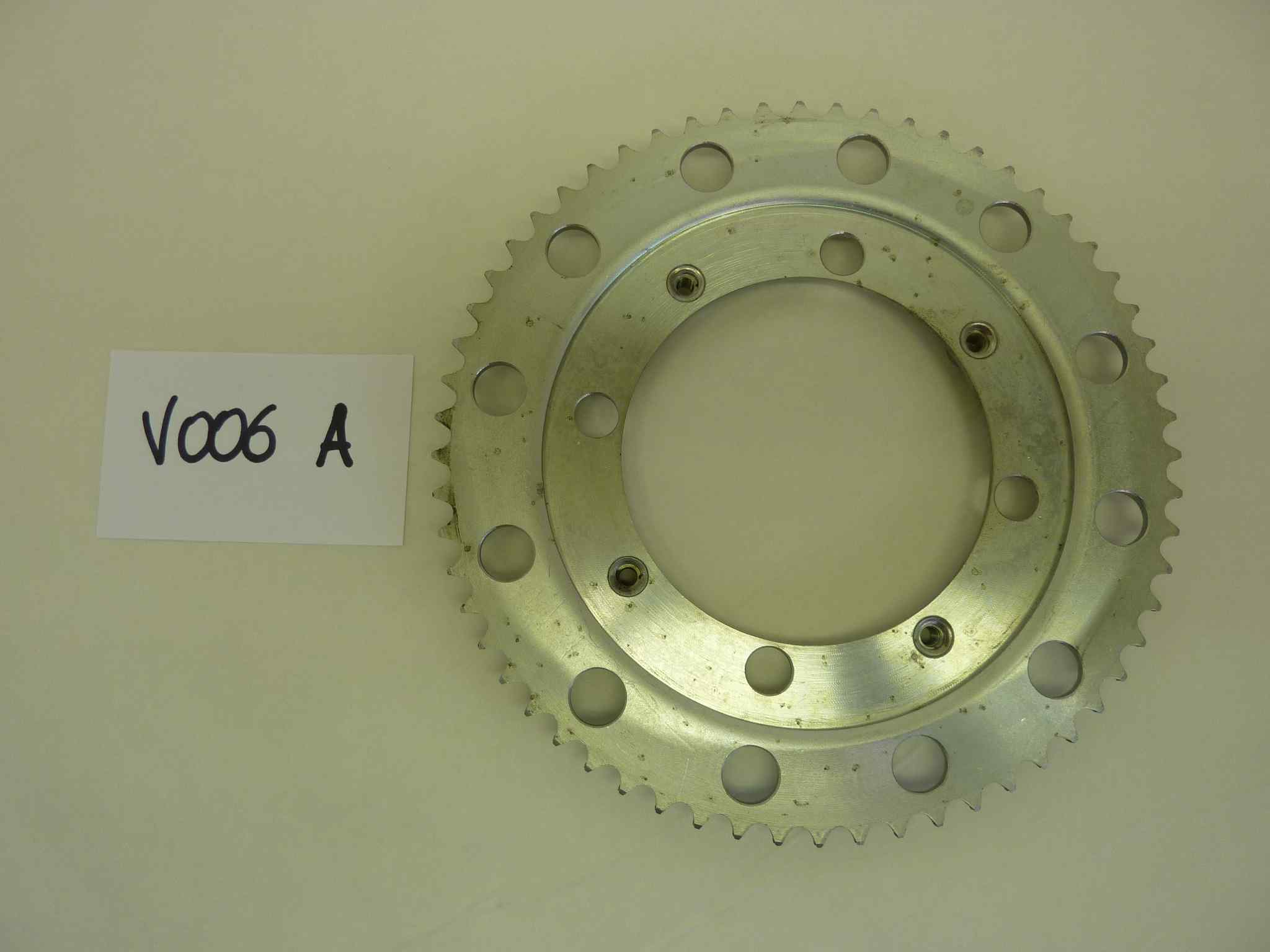 Corona moto epoca vari modelli 60 denti 4 colonnine NUOVA REGOLARITA - immagine 3