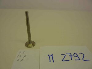GILERA vari modelli valvola motore aspirazione o scarico Altezza totale  71,8 mm - diam stelo 6 mm - diam testa 23,0 mm