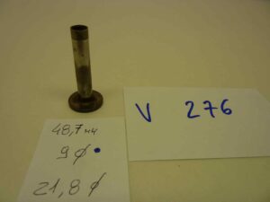 Valvola motore aspirazione o scarico moto epoca Altezza totale  48,7 mm - diam stelo 9 mm - diam testa 21,8 mm
