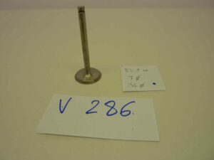 Valvola motore aspirazione o scarico moto epoca Altezza totale  83,7 mm - diam stelo 7 mm - diam testa 34,0 mm