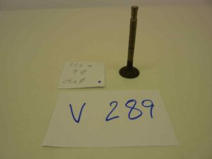 Valvola motore aspirazione o scarico moto epoca Altezza totale  77,6 mm - diam stelo 7 mm - diam testa 25,4 mm