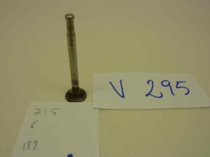 Valvola motore aspirazione o scarico moto epoca Altezza totale  71,5 mm - diam stelo 6 mm - diam testa 18,8 mm Livia K 31337