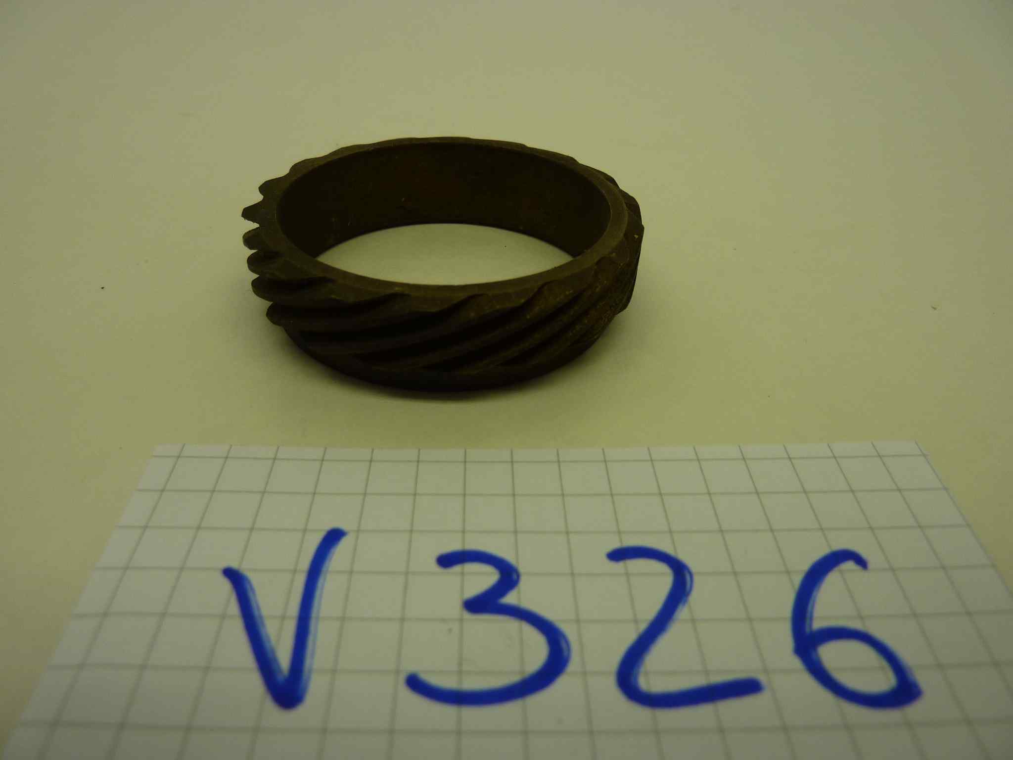Corona dentata rinvio contachilometri moto epoca diam interno 44 mm diam esterno 53 mm altezza 14 mm - immagine 2