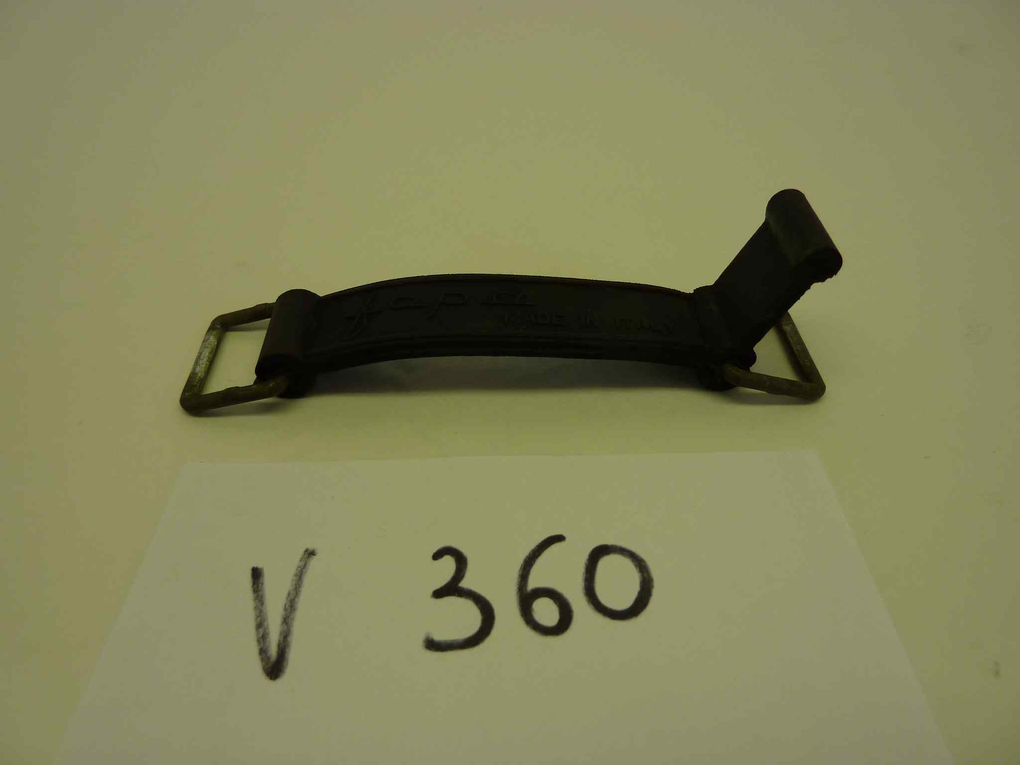 Elastico batterie marca FAPA originale moto auto epoca lunghezza a riposo 12 cm, esteso fino a 20 cm