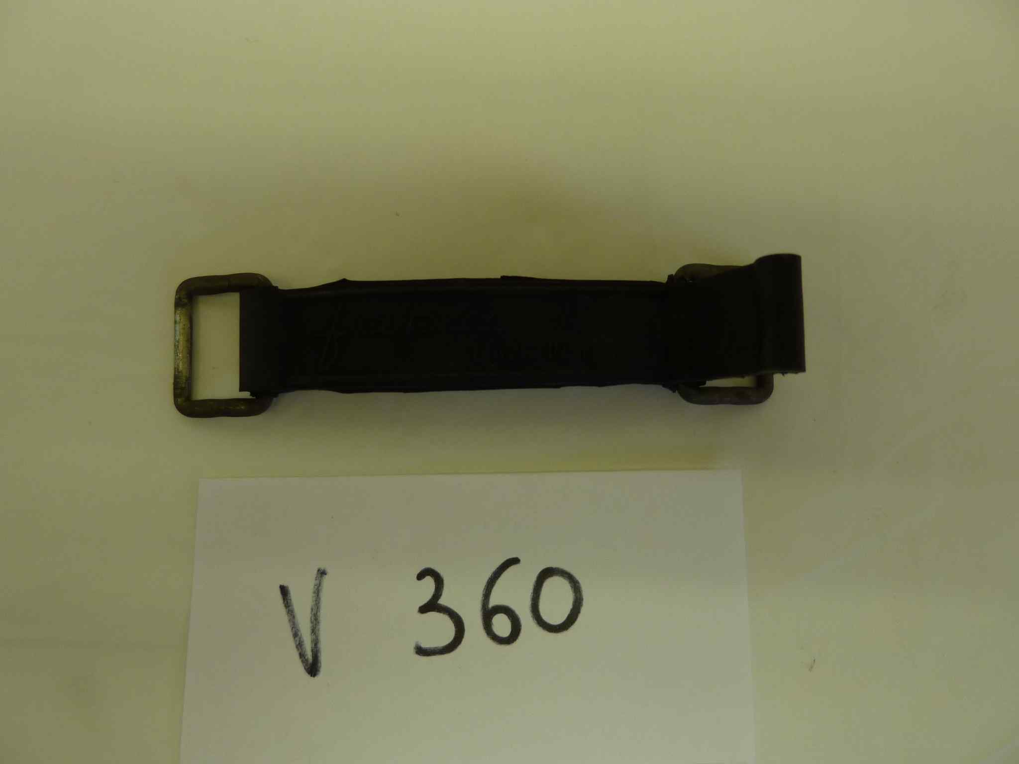Elastico batterie marca FAPA originale moto auto epoca lunghezza a riposo 12 cm, esteso fino a 20 cm - immagine 2