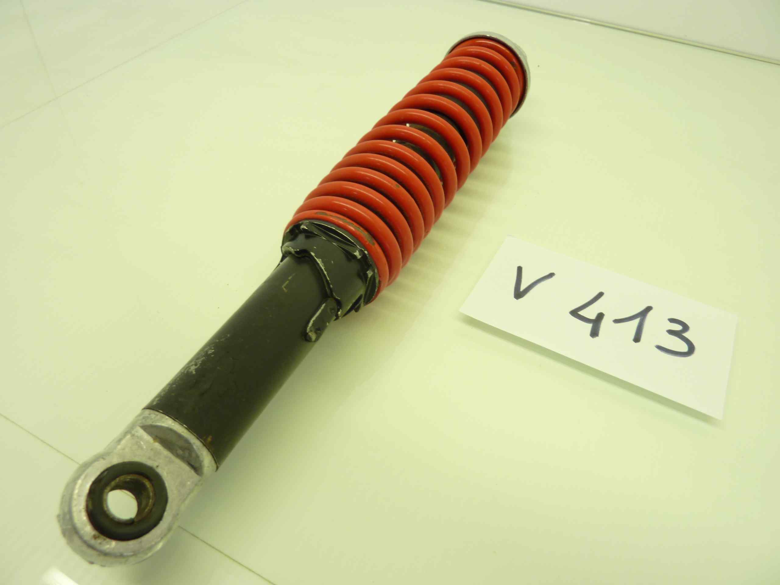 ammortizzatore posteriore moto epoca rosso int fori 31,5 mm - immagine 2