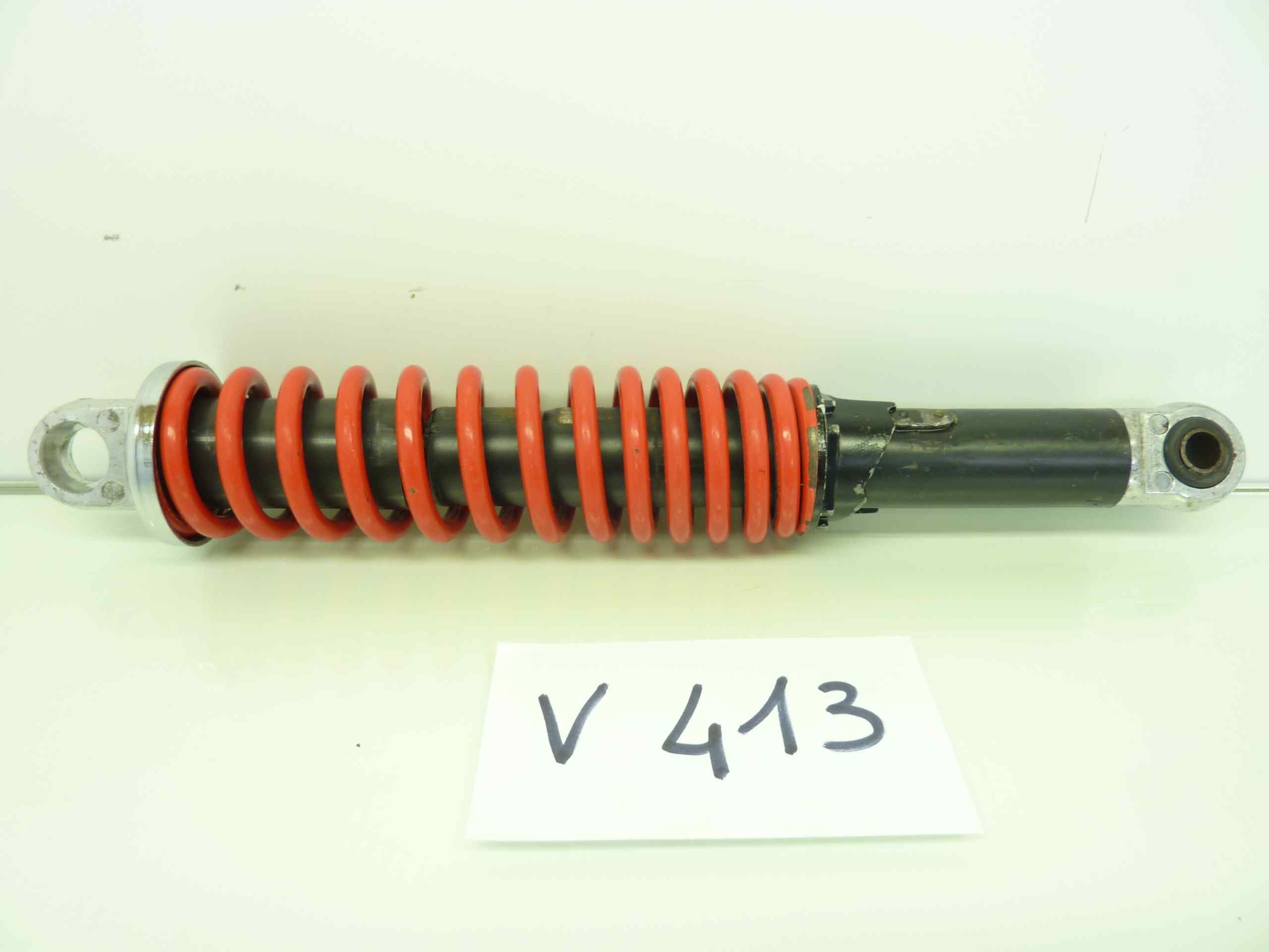 ammortizzatore posteriore moto epoca rosso int fori 31,5 mm - immagine 4