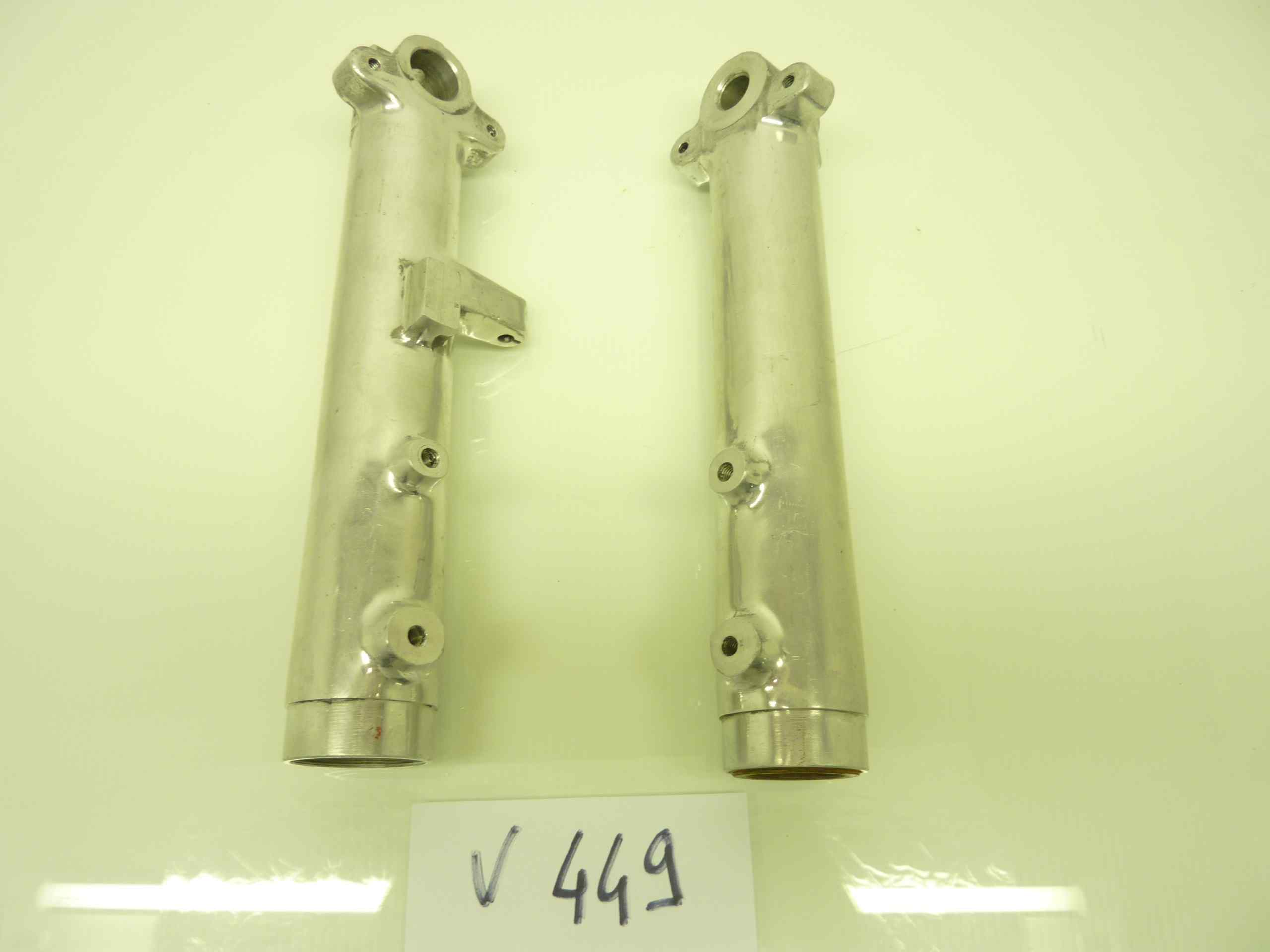coppia foderi forcelle moto motorino minibike ciclomotore epoca alluminio diam esterno 45 lunghezza totale 274 mm