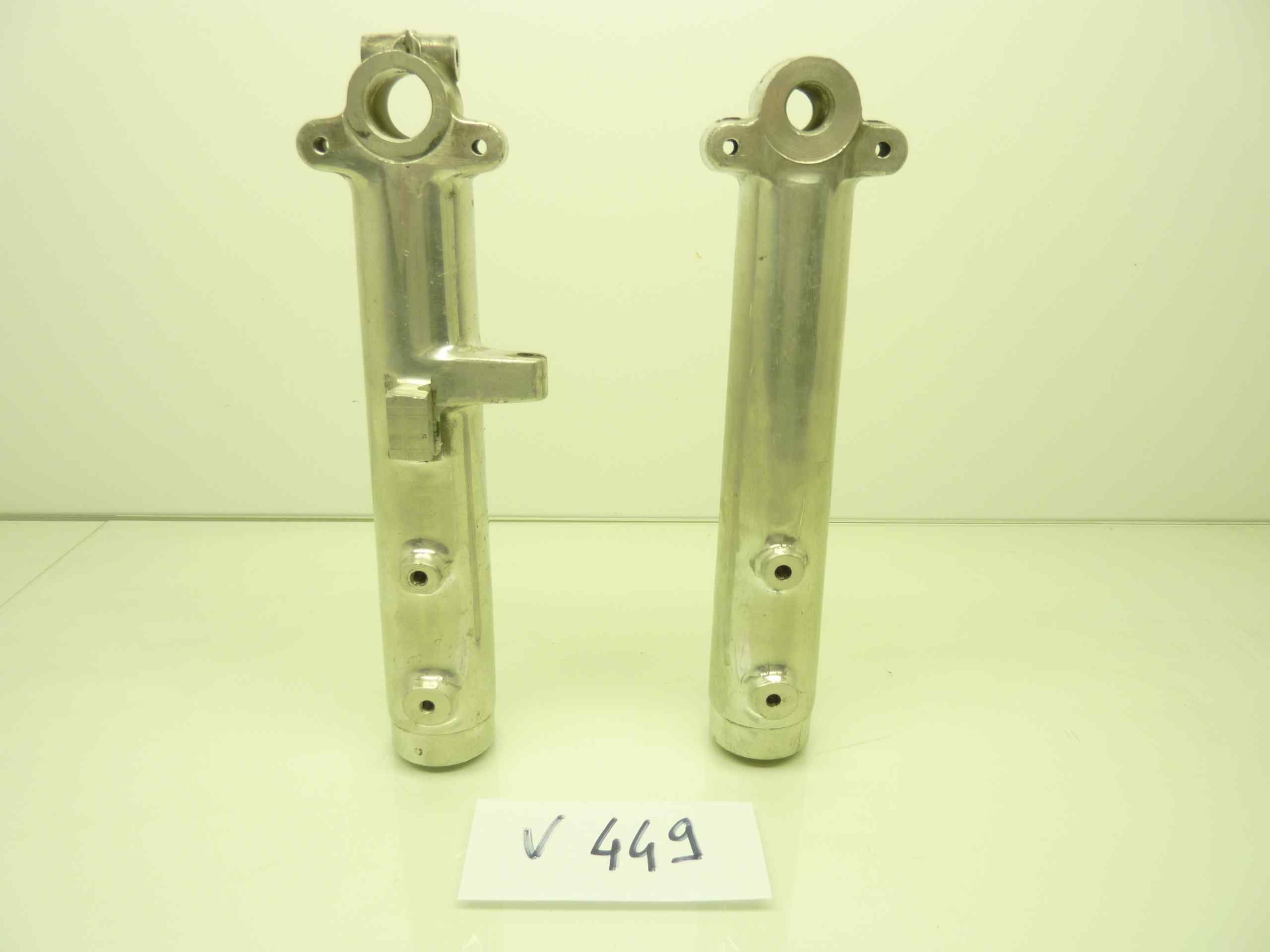 coppia foderi forcelle moto motorino minibike ciclomotore epoca alluminio diam esterno 45 lunghezza totale 274 mm - immagine 2