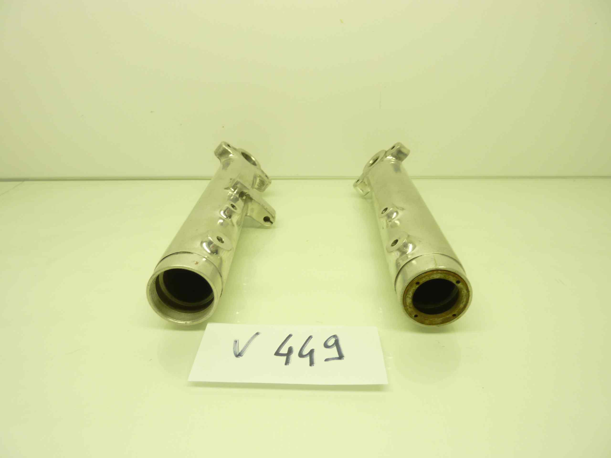 coppia foderi forcelle moto motorino minibike ciclomotore epoca alluminio diam esterno 45 lunghezza totale 274 mm - immagine 4