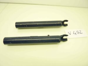 coppia foderi forcelle motorino minibike ciclomotore epoca blu diam esterno 33 lunghezza totale 276 mm